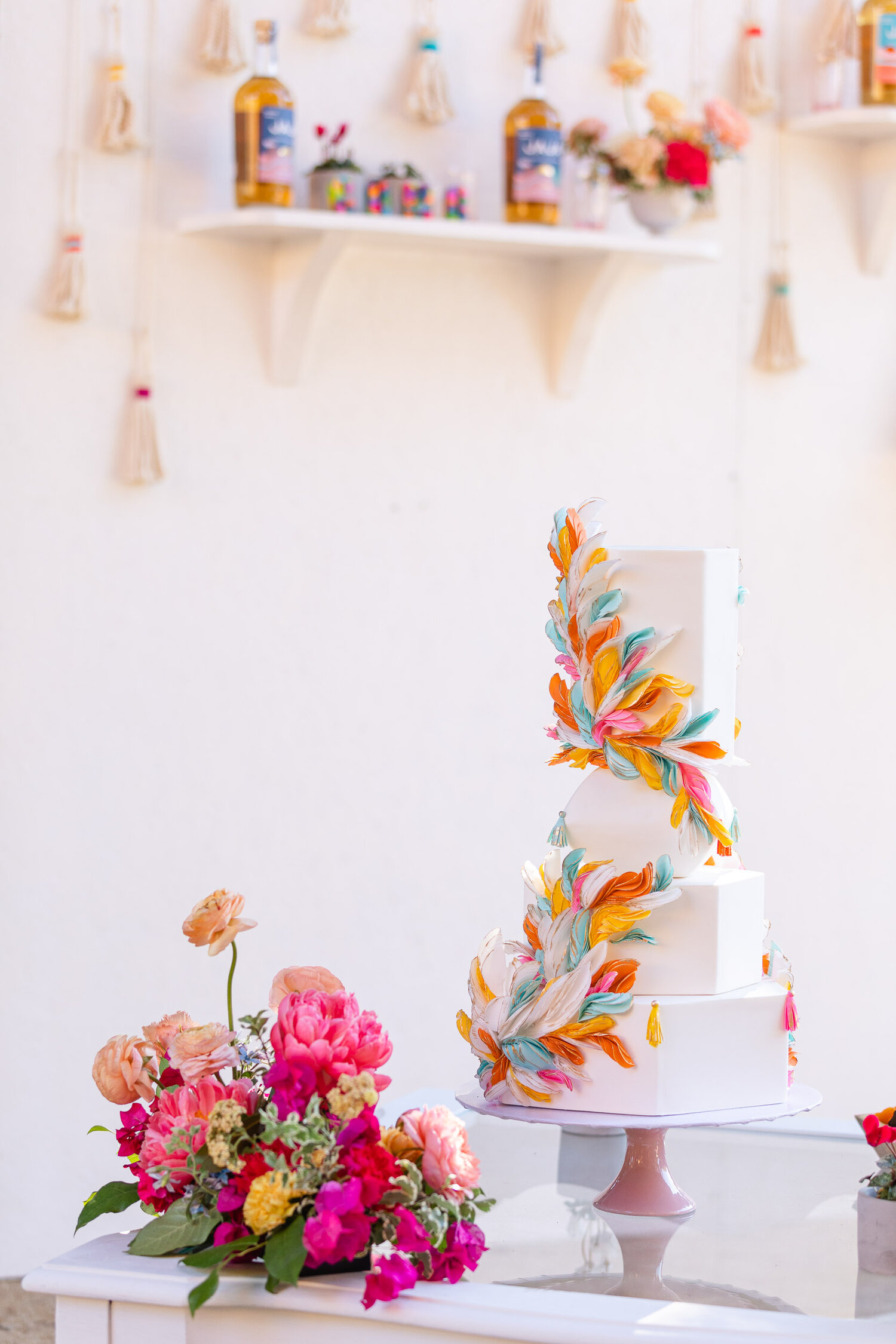 h & l lovely creations bespoke weddings southern california colourful 00004