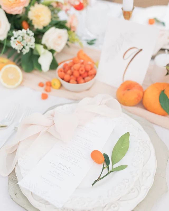Beyond the Blooms: Elevating Your Reception Tables with Unexpected Details
⠀⠀⠀⠀⠀⠀⠀⠀⠀
🌸 Florals will always have my heart, but let’s talk about the design details that take your wedding reception tables from beautiful to breathtaking. Imagine delicate figs nestled among lush greenery, taper candles casting a warm glow over silk table runners, or hand-painted ceramic plates that tell a story of culture and tradition.
⠀⠀⠀⠀⠀⠀⠀⠀⠀
🍒 Incorporating elements beyond flowers—like fruit, textured linens, sculptural vases, or even meaningful heirlooms—adds depth and character to your tablescape. It’s about engaging all the senses: the visual richness of layered textures, the soft flicker of candlelight, and the subtle scent of fresh citrus or herbs woven into your setting.
⠀⠀⠀⠀⠀⠀⠀⠀⠀
💫 A well-designed table isn’t just a place to dine; it’s an experience. Let’s dream up something extraordinary together. Ready to design a wedding that feels like you? Let’s chat.
⠀⠀⠀⠀⠀⠀⠀⠀⠀
VENDOR TEAM
Photographer: @stephanieweberphotog
Planner: & Designer @hllovely
Video: @rickymeyerfilms
Floral Design @solstice_bloom
Live Music: @omg.ocdamiamusicgroup
Rentals: @brighteventrentals
Stationery: @samallencreates
Venue: Private Estate
Hair and Makeup: @veraflor_artistry 

#hllovely #hllovelycreations 

Wedding Planning | Wedding Planner | Tablescapes | Wedding Reception | Wedding Flowers | Wedding Design | California Weddings | Private Estate Weddings | Temecula Wine Country | Temecula Weddings | Wedding Style